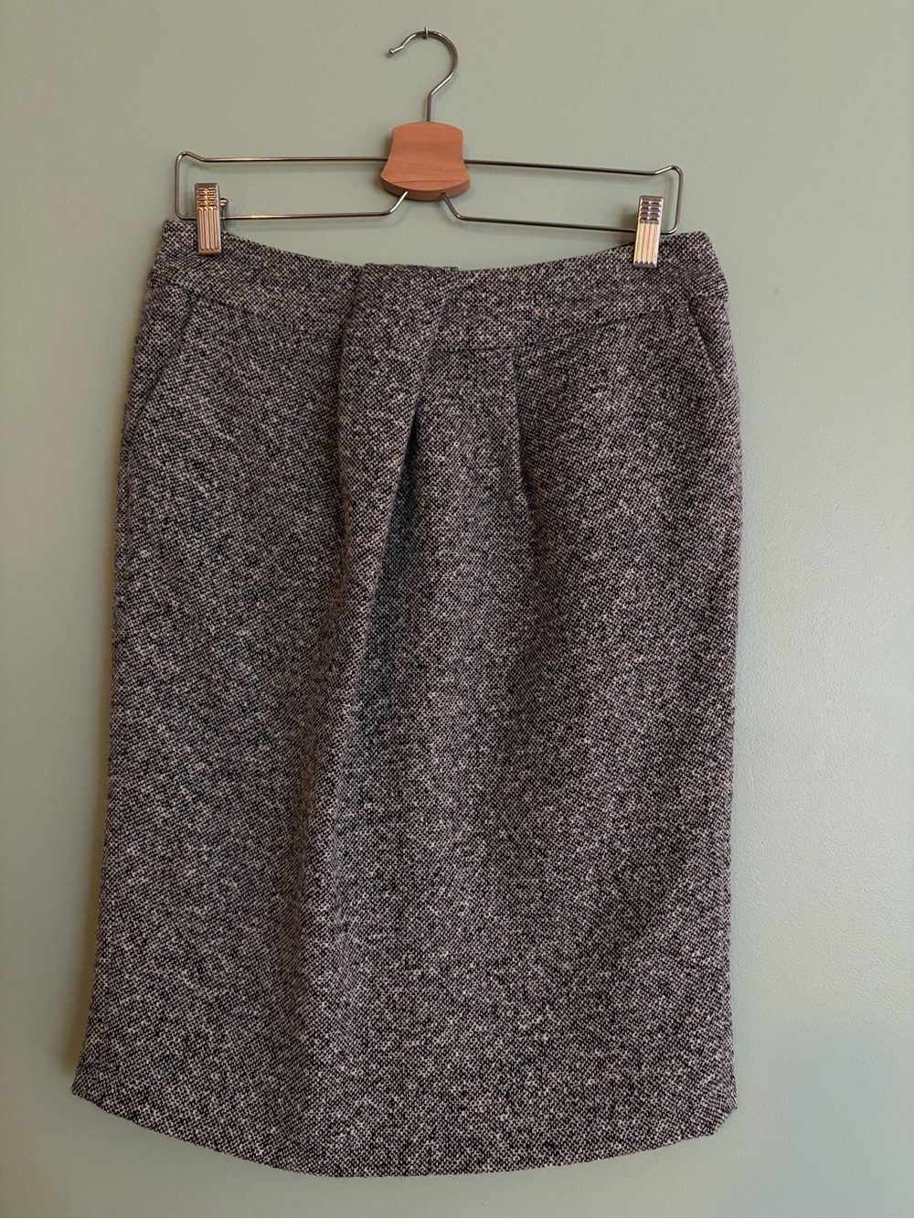 Armani Collezioni Skirt 30" Office Sire Quiet Luxury Dark Academia Tweed Y2K 10